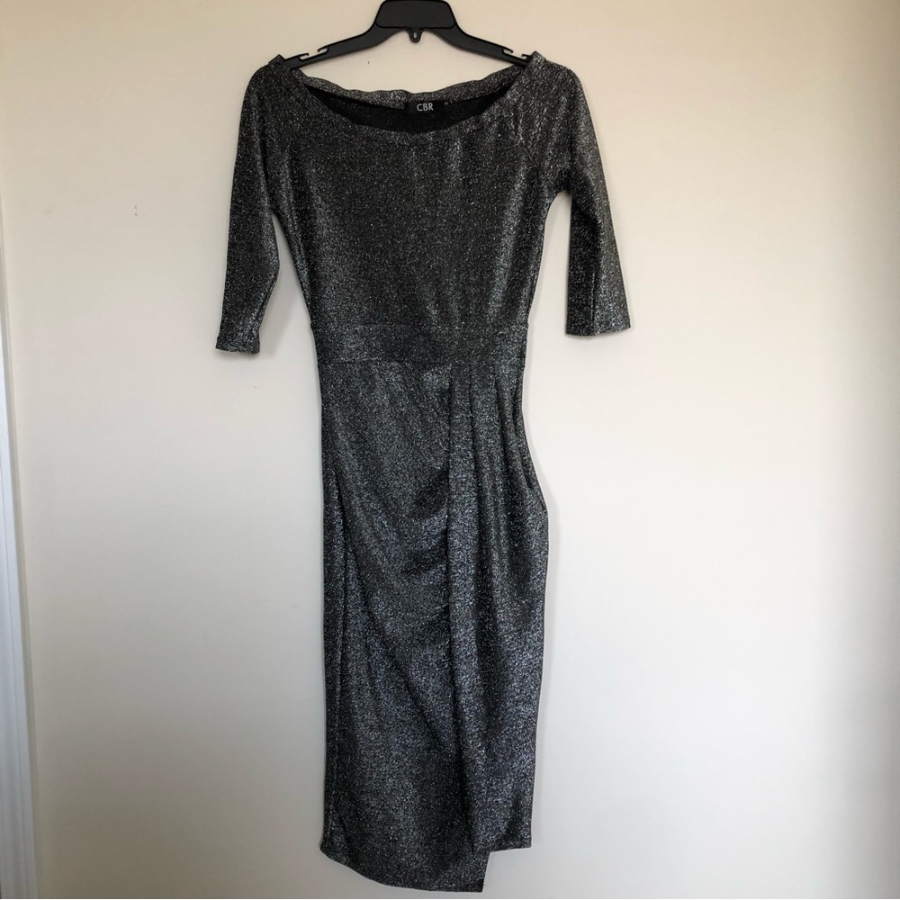 CBR Metallic MIDI Dress